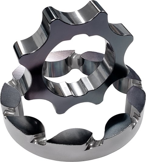 Boundary 2011+ Ford Coyote Mustang/GT350 Billet Black Oil Pump Gear - Vane Ported MartenWear Treated