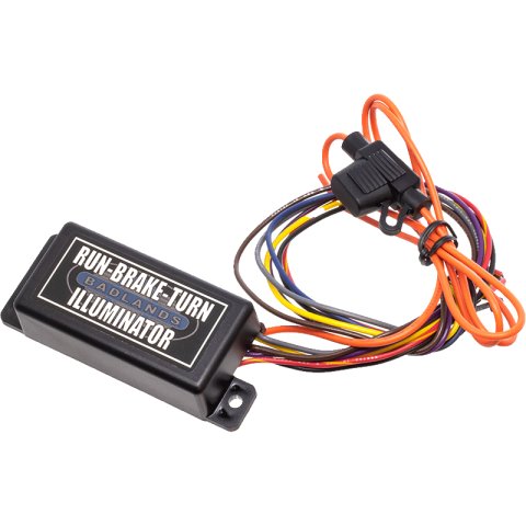 Badlands 86-13 Sportster Hard-Wire Illuminator (Run Brake Turn w/ lEQ)