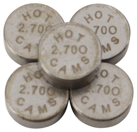 Hot Cams 2008-2013 Yamaha WR 250 R Dual Sport 250cc 2.70mm Shim Kit - 5 Pack