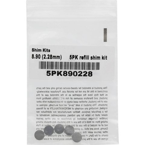 Hot Cams Shim Kits 2.280mm Thickness - 5 Pack