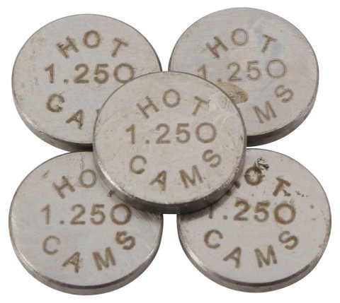 Hot Cams 04-08 400 DVX/02-16 CRF 450 R Shim Kits 1.250mm Thickness - 5 Pack