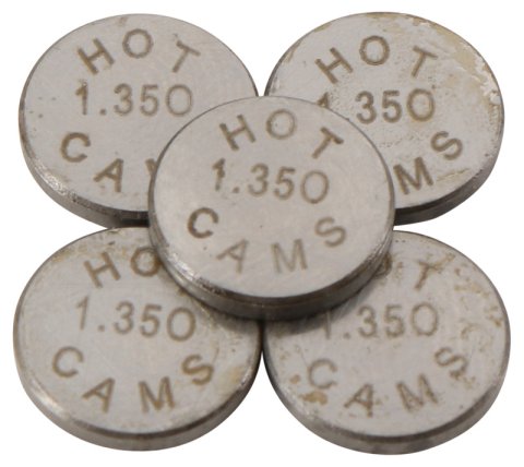 Hot Cams 04-08 400 DVX/02-16 CRF 450 R Shim Kits 1.350mm Thickness - 5 Pack