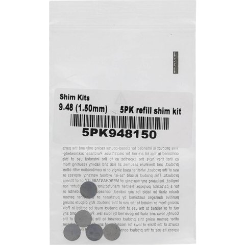 Hot Cams 04-08 400 DVX/02-16 CRF 450 R Shim Kits 1.500mm Thickness - 5 Pack