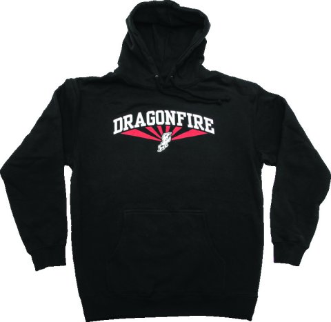 DragonFire Racing Dfr Az Hoodie Blk/Rd Lg