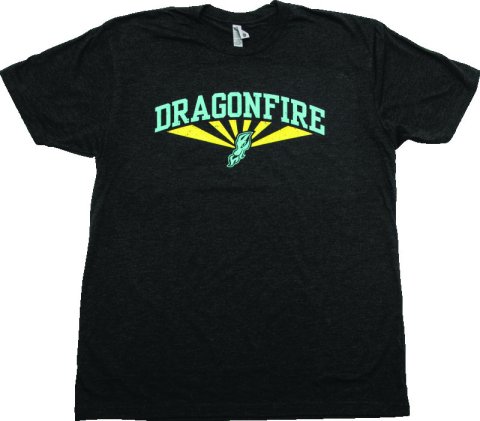 DragonFire Racing Dfr Az Tee Teal/Hi-Vis Lg