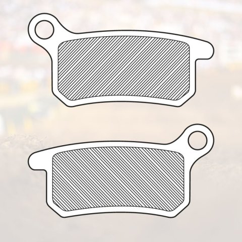 Renthal 21 Gas Gas MC65/91+ Husqvarna/ 04+ KTM 65-610 SX Front/ Rear Works Brake Pads