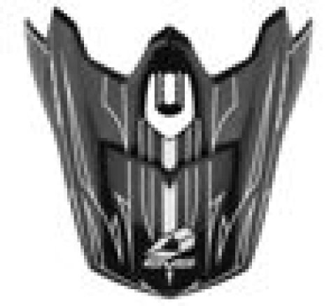 EVS T3 Pinner Visor - Matte Black/White