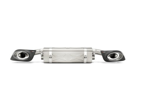 Akrapovic 14-15 Porsche 911 Turbo/Turbo S (991) Slip-On Line (Titanium) w/ Carbon Titanium Tips