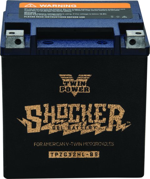 Twin Power YTX-32HL Shocker Gel Battery Replaces H-D 66010-97A 445CCA