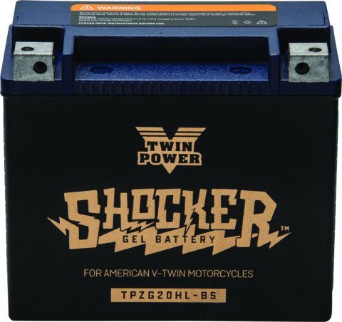 Twin Power YTX-20HL Shocker Gel Battery Replaces H-D 65989-97A 310 CCA