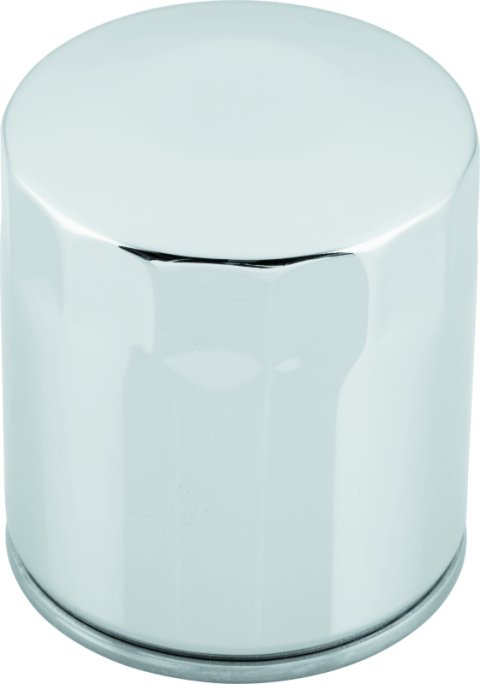 Twin Power Twin Cam and M8 Chrome Oil Filter Rpls H-D 63798-99 with Backflow Valve