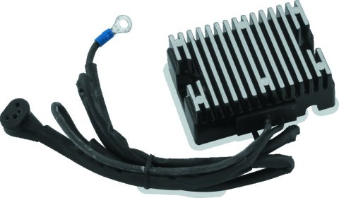 Twin Power 70-75 Big Twin Voltage Regulator Black Replaces H-D 74510-70A 15 Amp