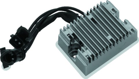 Twin Power 07-08 XL Voltage Regulator Chrome Replaces H-D 74546-07A 32 Amp