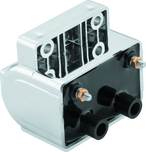 Twin Power 85-99 Big Twin 85-03 XL Ignition Coil Chrome Replaces H-D 31614-83A 3 Ohm