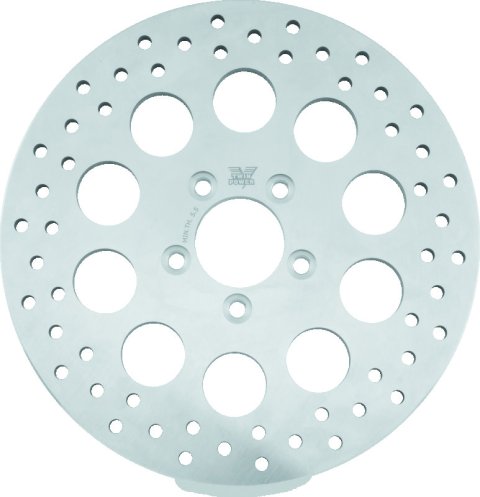 Twin Power 08-Up FLH FLT Rear 11.8 Solid Rotor W/Holes