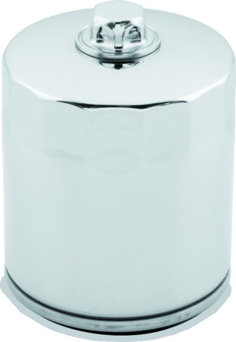 Twin Power M8 Chrome Oil Filter With Nut Replaces H-D 62700297
