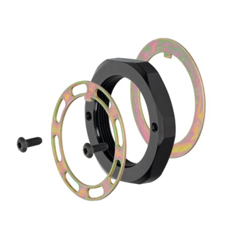 Wilwood Spindle Nut W5 Self Locking Assembly - Black