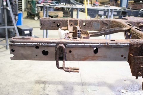 Rust Buster Rear Frame Section Left Side