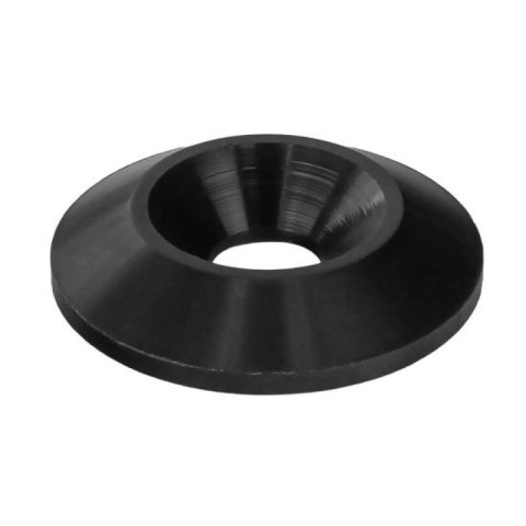 Moroso 1in Taper Washer - Black Anodized (10 Pack w/o Hardware)