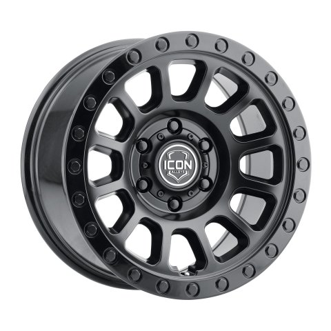 ICON Hulse 18x9 6x5.5 25mm Offset 6in BS Double Black