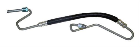Crown Automotive Power Steering Hoses 52088539 Hose, High-pressure, Steel/Rubber, Black, Jeep, Each