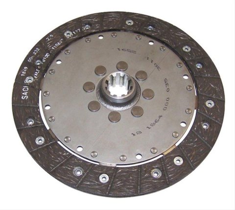 Crown Automotive Clutch Discs 52104581AE Disc, 1.125 in. - 10-spline, Organic, 9.000 in. Diameter, Jeep, 2.4L, Each