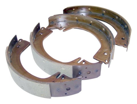 Crown Automotive Brake Shoes 8126685 Shoe & Lining Set, Left & Right, Front or Rear, Brown, Metal, Use Existing Hardware