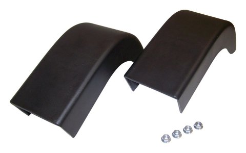 Crown Automotive Bumper End Caps for 1987-1995 WRANGLER - 82200529 Cap, Front Left, Front Right, Black, Jeep, Pair