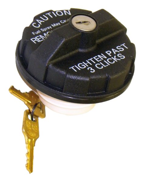 Crown Automotive Fuel Caps 82400041 Tank Cap, Locking, Non-vented, Plastic, Black, Jeep, Each