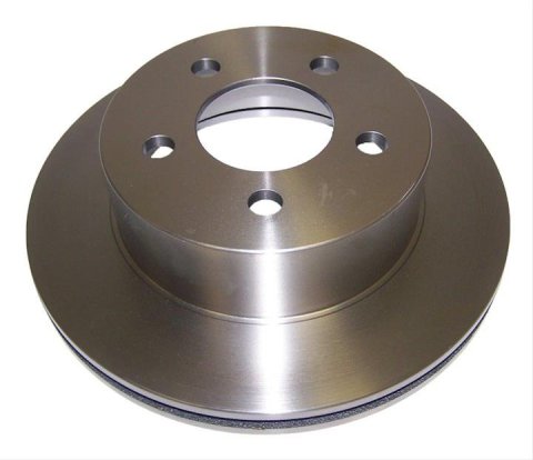 Crown Automotive Brake Rotors for 1990-2001 CHEROKEE, 1993-1998 GRAND 1990-2006 WRANGLER - 5016434AA Rotors, Solid Surface, Steel, Natural, Front, Jeep, Each