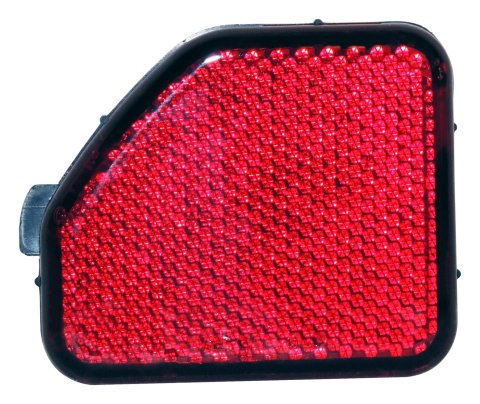 Crown Automotive Fascia Reflectors for 2018-2021 WRANGLER - 68281936AB Reflector, Screw, Red, Passenger Side Rear, Jeep, JL, Each