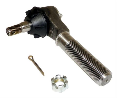 Crown Automotive Tie Rod End Assemblies 52005739 End, Pitman Arm Position, Straight, Greasable, Male, Left Hand Threads, Jeep, Each