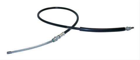 Crown Automotive Parking Brake Cables 52006380 Cable, Rear, Black Plastic Jacket, 48.50 in. Cable Length, Jeep, Each