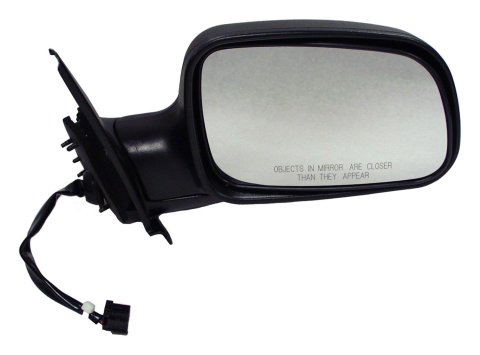 Crown Automotive Side View Mirrors for 1999-2004 GRAND CHEROKEE - 55155446AB Mirror, Replacement, Passenger Side, Electric, Flat, Black Housing, Jeep, Each
