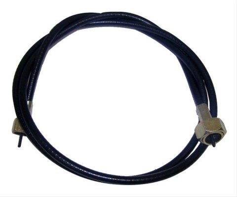 Crown Automotive Speedometer Cables 53005085 Cable, Lower Cable Only, Female Threads, Black Plastic Jacket, Jeep, Each