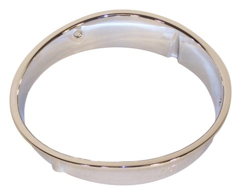Crown Automotive Headlight Bezels 55055046 Light Bezel, Headlight, Steel, Chrome, Passenger Side, Jeep, Each