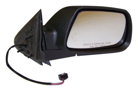 Crown Automotive Side View Mirrors for 2005-2008 GRAND CHEROKEE - 55156454AE Mirror, Replacement, Passenger Side, Electric, Flat, Black Housing, Jeep, Each