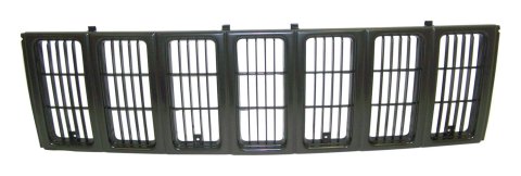 Crown Automotive Grilles 55055150 Grille, ABS Plastic, Black, Jeep, Each