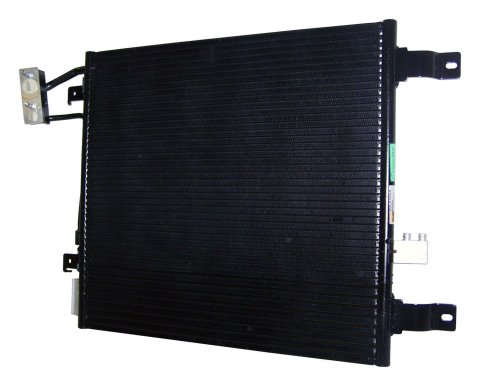 Crown Automotive Air Conditioning Condensers for 2007-2017 WRANGLER, 2018 WRANGLER JK - 55056635AA Condenser, Aluminum, Black, Jeep, Each