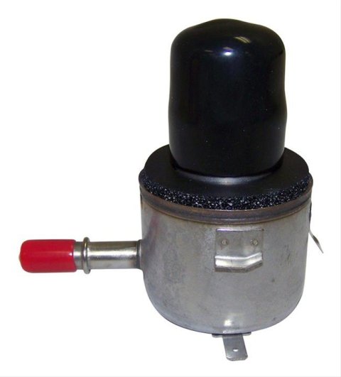 Crown Automotive Fuel Pressure Regulators 5278631AA Regulator Filter, Black & Silver, Metal & Plastic, Use Existing Hardware