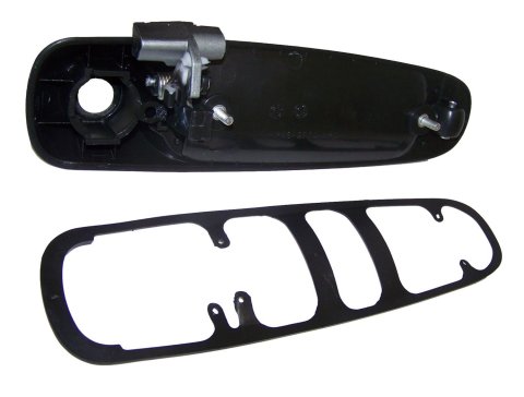 Crown Automotive Exterior Door Handles for 1999-2001 GRAND CHEROKEE - 5GG27DX8AA Handle, Exterior, Plastic, Black, Jeep, Driver Side Front, Each