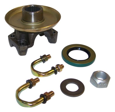 Crown Automotive Driveshaft Yokes for 1980-1983 CJ5, 1980-1986 CJ7, 1981-1985 SCRAMBLER - D300-YOKE-UBK Yoke, Transfer Case Location, 26-spline Inner, Steel, Pinion Seal, Washer, Nut, Dana 300, Kit
