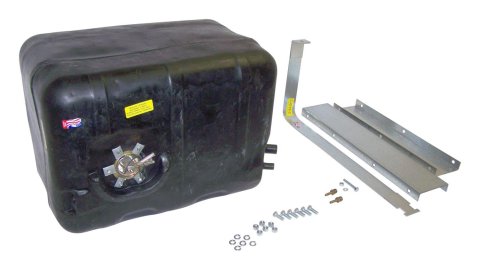 Crown Automotive Fuel Tanks for 1978-1983 CJ5, 1978-1986 CJ7, 1981-1985 SCRAMBLER - 8128585PLXL Tank, 21 Gallons Capacity, Polyethylene, Black, Jeep, Each