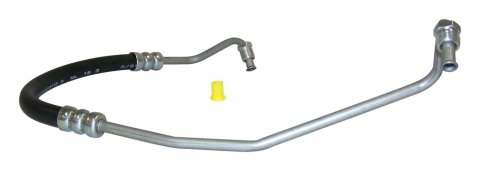 Crown Automotive Power Steering Hoses J5357191 Hose, High-pressure, Steel/Rubber, Black, Jeep, Each
