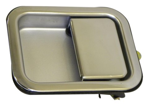 Crown Automotive Exterior Door Handles J5758173 Paddle Handle, Exterior, Steel, Chrome, Driver Side Front, Jeep, Each