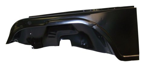 Crown Automotive Fenders J5758618 Fender, Front Outer, Driver Side, Steel, Black EDP Coated, Jeep, Each