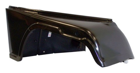 Crown Automotive Fenders J5758964 Fender, Front Outer, Passenger Side, Steel, Black EDP Coated, Jeep, Each