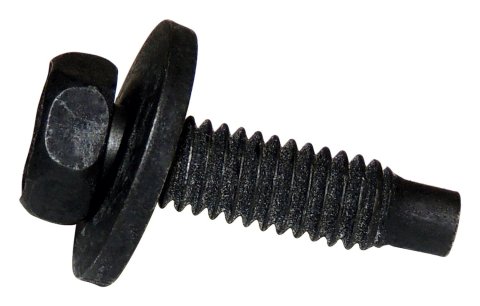 Crown Automotive Battery Hold-Down Fasteners J4004455 Bolt, Fastener, Steel, Zinc Plated, Jeep, Each