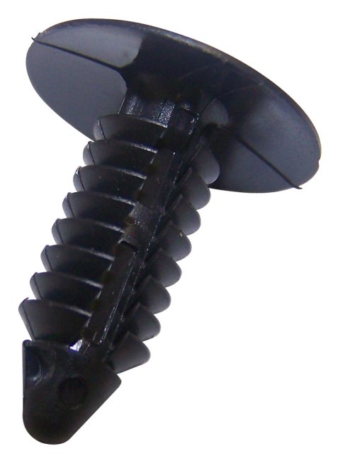 Crown Automotive Push Pins J4007117 Body Fastener, Pin, Plastic, Black, Jeep, Each