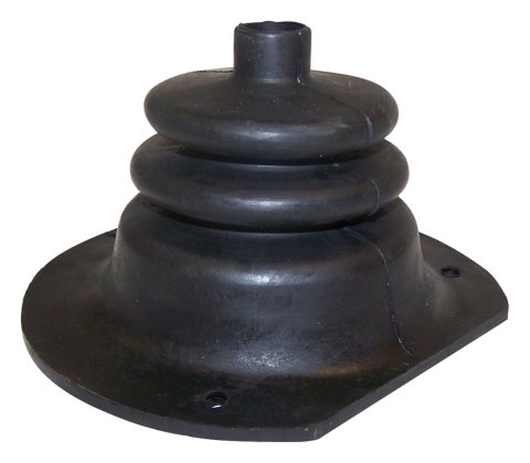 Crown Automotive Shifter Boots for 1980-1983 CJ5, 1980-1986 CJ7, 1981-1985 SCRAMBLER - J5752010 Boot, Round Base, Rubber, Black, SR4, T4, T5, Jeep, Each